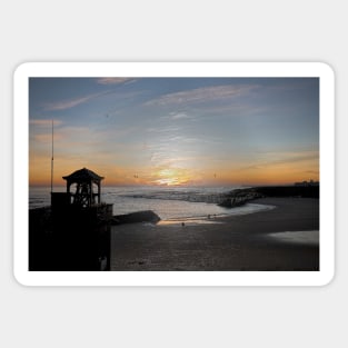 Artistic Cullercoats Bay Sticker